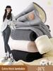 Women's Fleece-Lined Leggings, Plus Size, Thick Lamb Fleece Pants for Autumn and Winter - Warm, Thickened Cotton, Outdoor Wear.