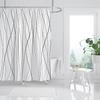 Waterproof Mildew-Proof Polyester Shower Curtain for Bathroom, Door, or Window Partition