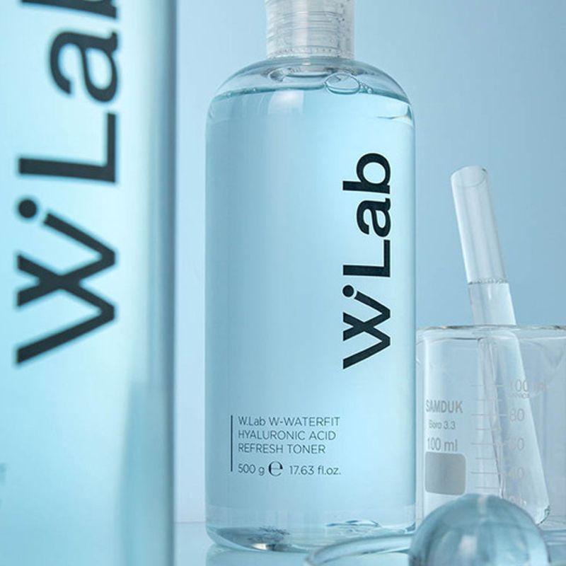 W Water Fit Hyaluronic Acid Refresh Large Capacity Toner 500g / Low-molecular Hyaluronic Acid Mildly Acidic Toner