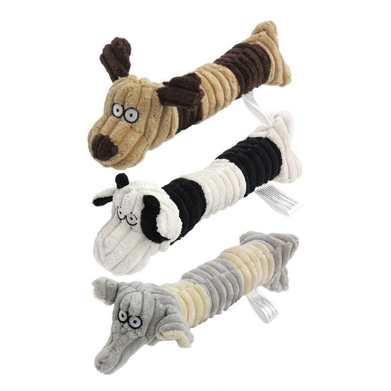 Pet Toy Dog Gnawing Sound Toy Cat Dog Grinding Teeth Plush Toy Self-hi Pet Products