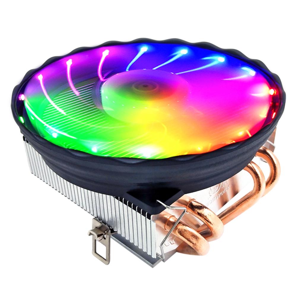 SNOWMAN 4 Heat Pipes CPU Cooler 120mm PWM 4 Pin PC Radiator Quiet Cooling Fan