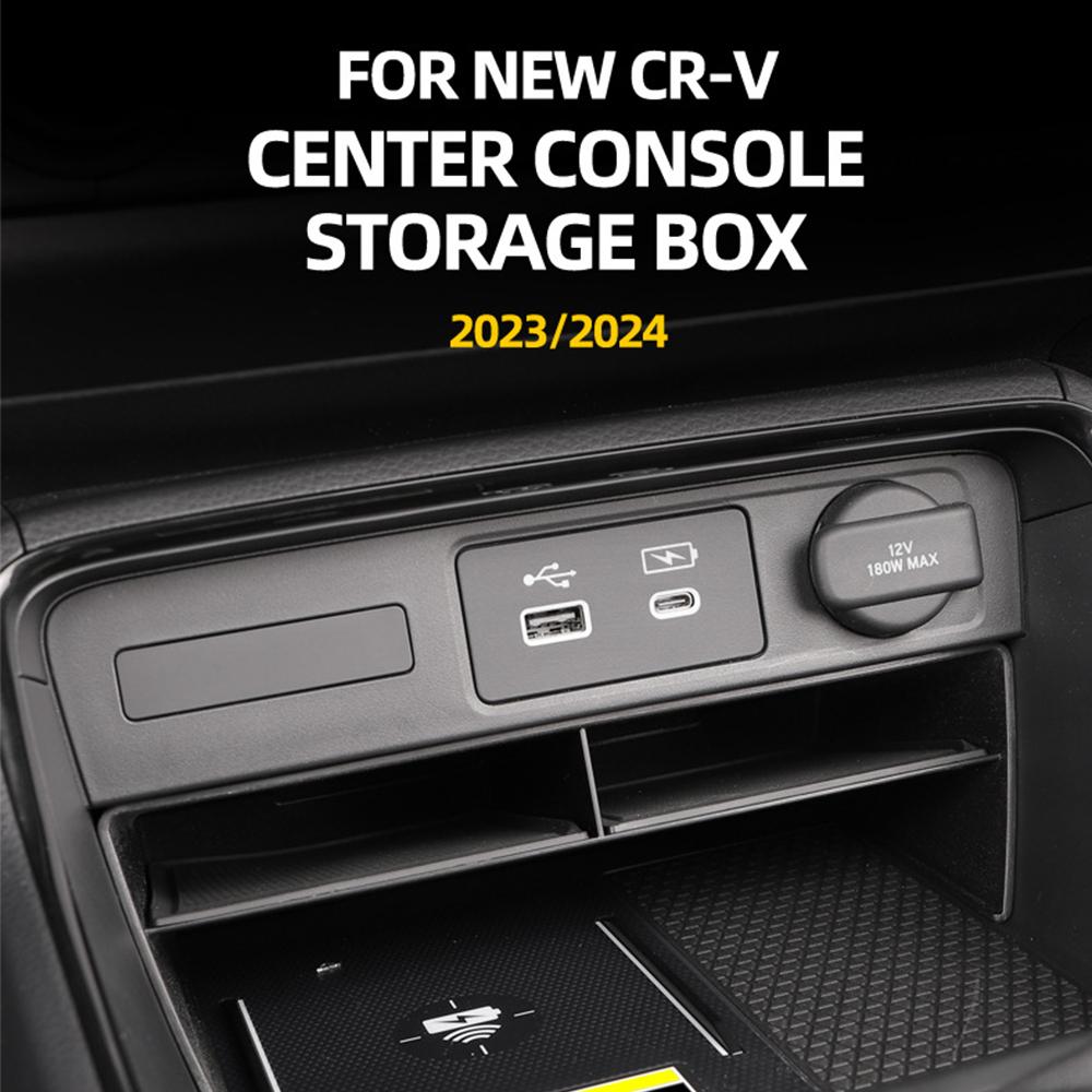 for Honda CRV CR-V 2025 2025 2025 Center Console Organizer Tray ABS Insert Console Storage Box Divider Car Accessories