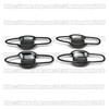 Black Car Door Handle Bowl Cup Cover Trim Parts For Toyota Corolla -