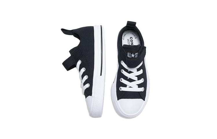Converse Chuck Taylor All Star Canvas Comfortable Low top Kids Canvas Shoes Black Children Aged 3 7 Years Old 671187C