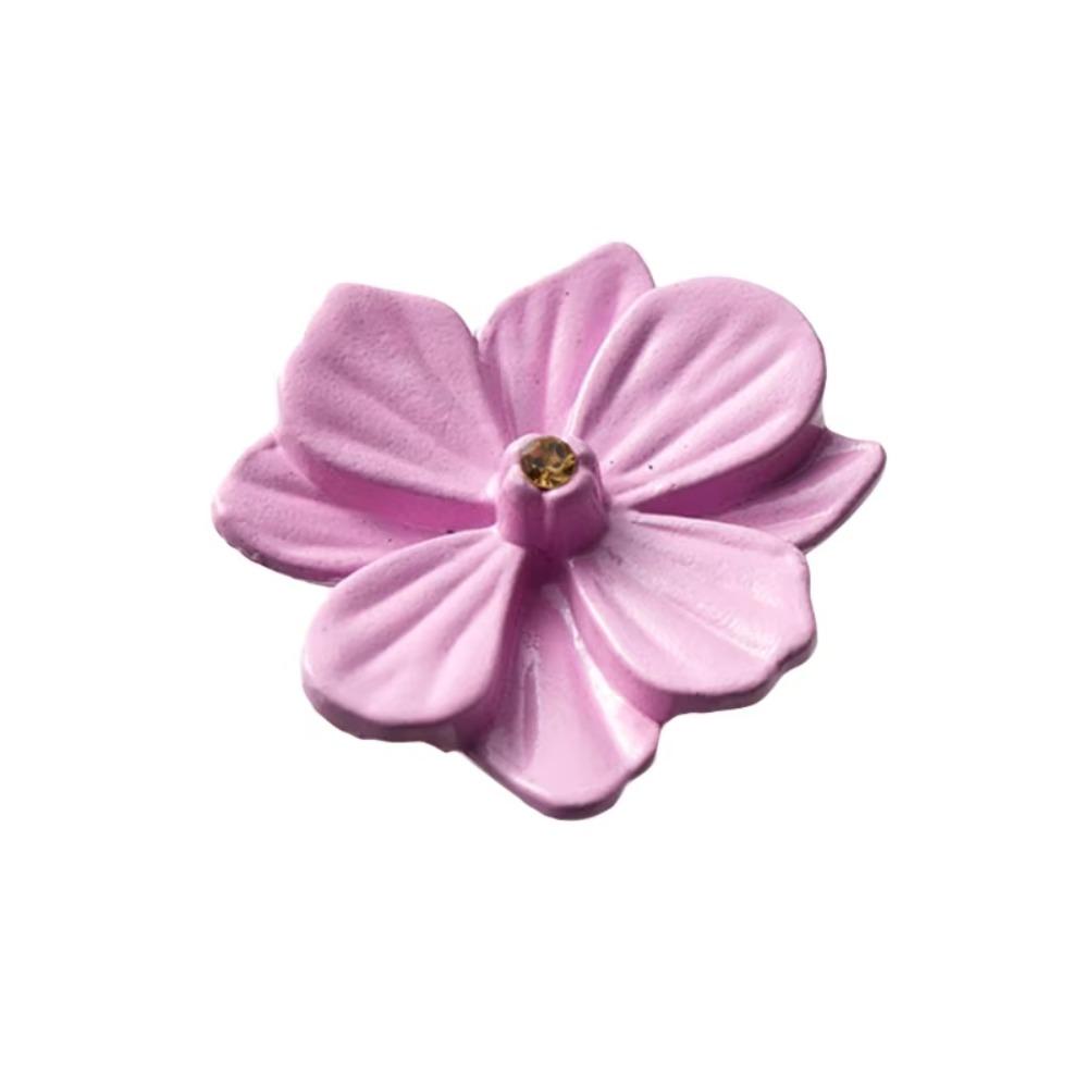 6 Stück Robuster Mehrfarbiger Blumendrehknopf Einfach zu Greifen Design Schranktürgriff Kleiderschrank