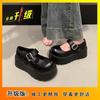 British Style All-inclusive Single Shoes Platform Heightening Women's Shoes 2025 Spring and Autumn New Internet Celebrities Small One-pedal Loafers