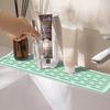 Kitchen Silicone Long Drain Faucet Mat Drip Protection Pads Faucet Water Catcher Mat Sink Drain Pad Non-Slip Bathroom Gadget