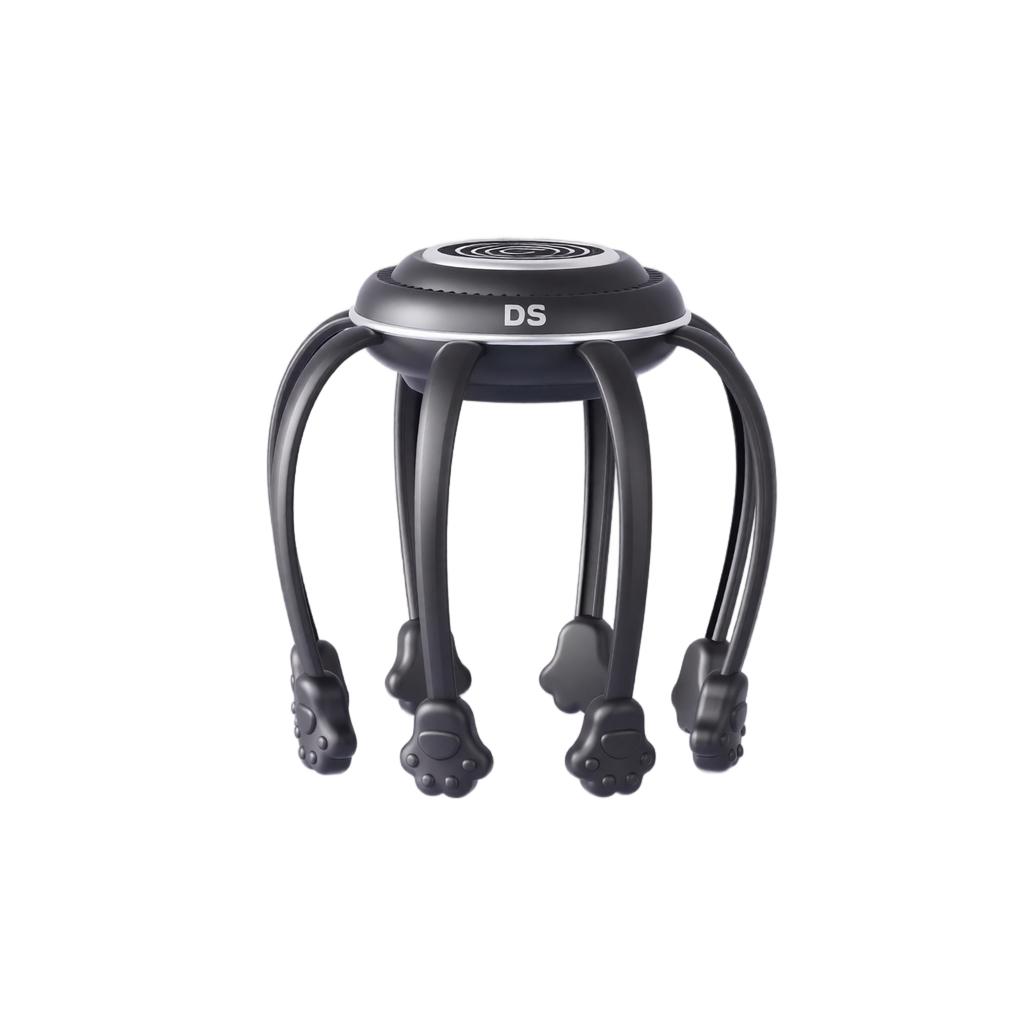 Electric Octopus Head Massager Portable Handheld Scalp Relaxation Vibrating Massage Device for Home Use Stress Relief