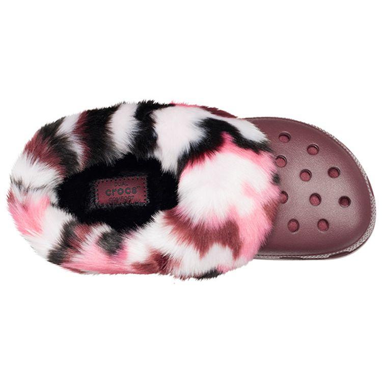 Crocs Classic Clog Casual Cotton Sandals Women Sandals Burgundy 205841-6RF