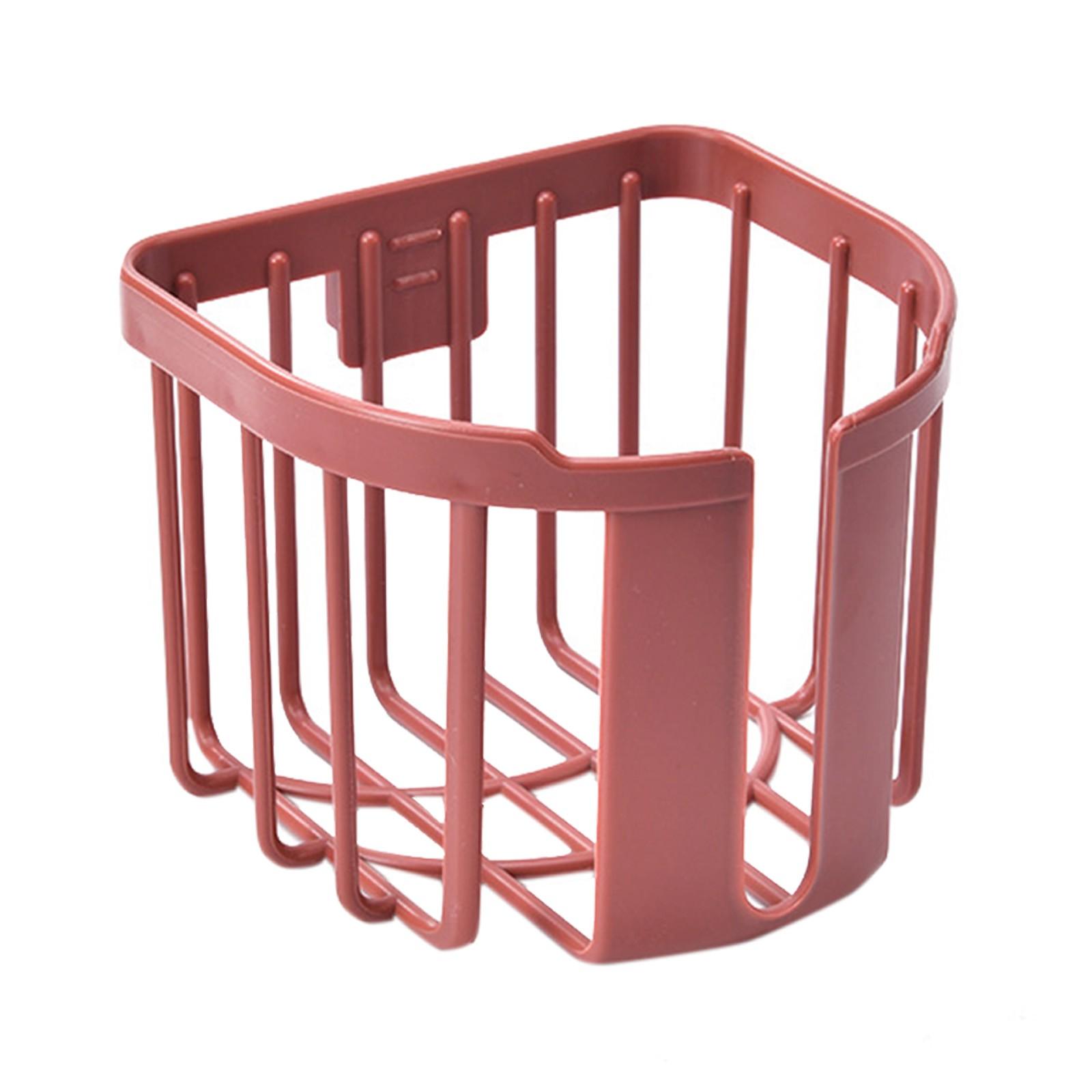 

Перфорированная настенная полка для ванной комнаты, бесплатный железный держатель для салфеток в ванной комнате C красный