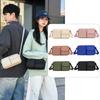 Nuova Borsa a Spalla da Uomo Leggera Tracolla Regolabile Borsa a Tracolla a Mani Libere Multitasche Unisex Borsa da Sotto Braccio Uso Quotidiano