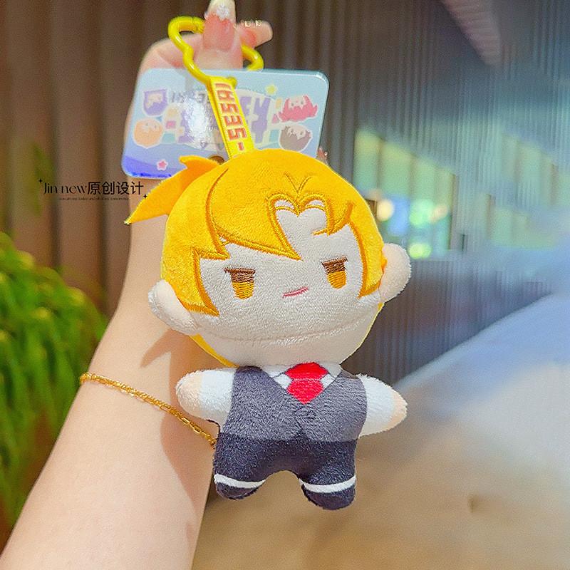 Cartoon Characters Plush Keychain Stuffed Doll Pendant Backpack Decoration Gift