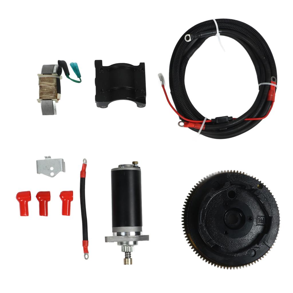 Outboard Motor Electric Start Kit 682 81800 12 Flywheel Rectifier Relay Switch Coil Conversion Kit