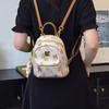 Nuova Doppia Borsa a Spalla da Donna Stile College per Pendolari, Zaino Versatile da Viaggio, Mini Zaino Trendy Estivo