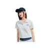 Anta X Seal Look Collaboration Life Series Comfortable Simple Short Versatile Slim Fit Letter V-Neck Short Sleeve Polo Shirt Women Tops 962528114-1