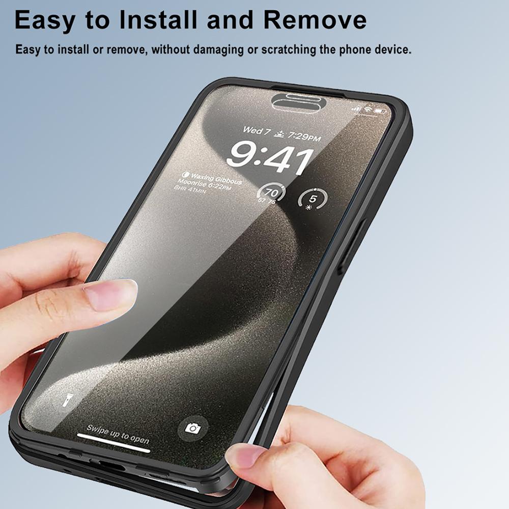 360 Full Protection Transparent Cover For iPhone 16 15 14 Plus 13 12 11 Pro Max For Magsafe Magnetic Case For iPhone 16 Pro Max