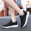 Summer Hollow New Running Sports Shoes Student Breathable Mesh Shoes Black Lightweight Shock-absorbing Travel Shoes