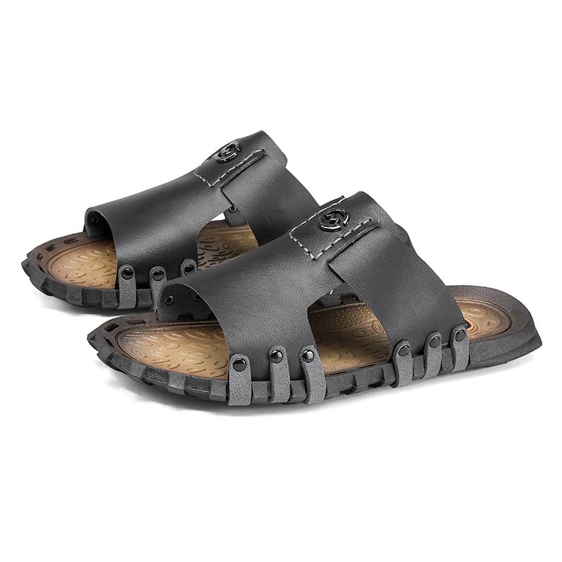 

Men s Shoes Summer New Style Men s Flip Flops, Clip Toe Handmade Beach Shoes, Fashionable and Trendy Outdoor Two-piece Slippers 39 чорний