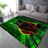 Funny Hacker Cat Carpet for Living Room Bedroom Bathroom Mat Creative Doormat Sofa Table Home Decor Area Rugged Luxury Gifts