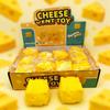 Square Cheese Shape Squeeze Stress Ball - Asmr Sensory Anti-Anxiety Fidget Toy Office Home Adhd  Decompression Toy Gift