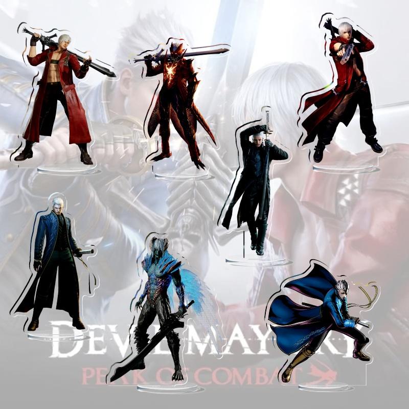 Game Devil May Cry Vergil Dante Acrylic Stand Model Plate Decoration Originality Desk Figure Display Gift Products Exclusive