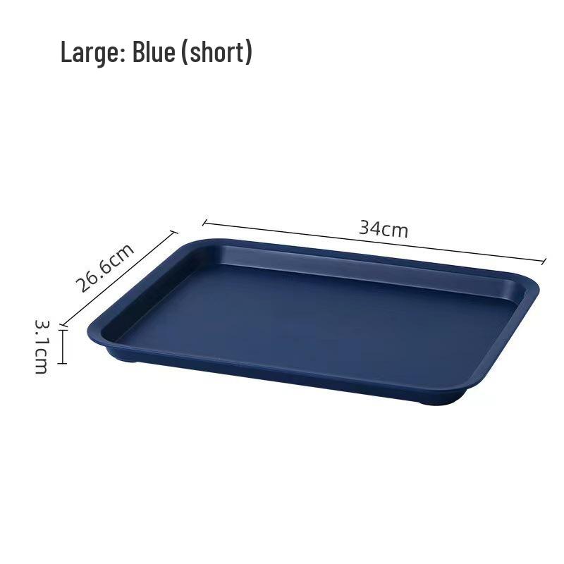 Rectangular Ins Style Plastic Tray for Tea, Water, and Fruit Cups