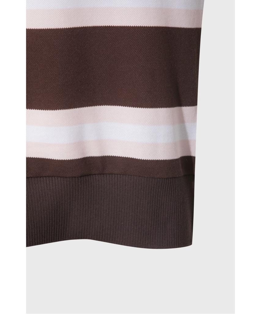 WAAC Women Stripe Loose-Fit Polo Wwtcm26503Brd