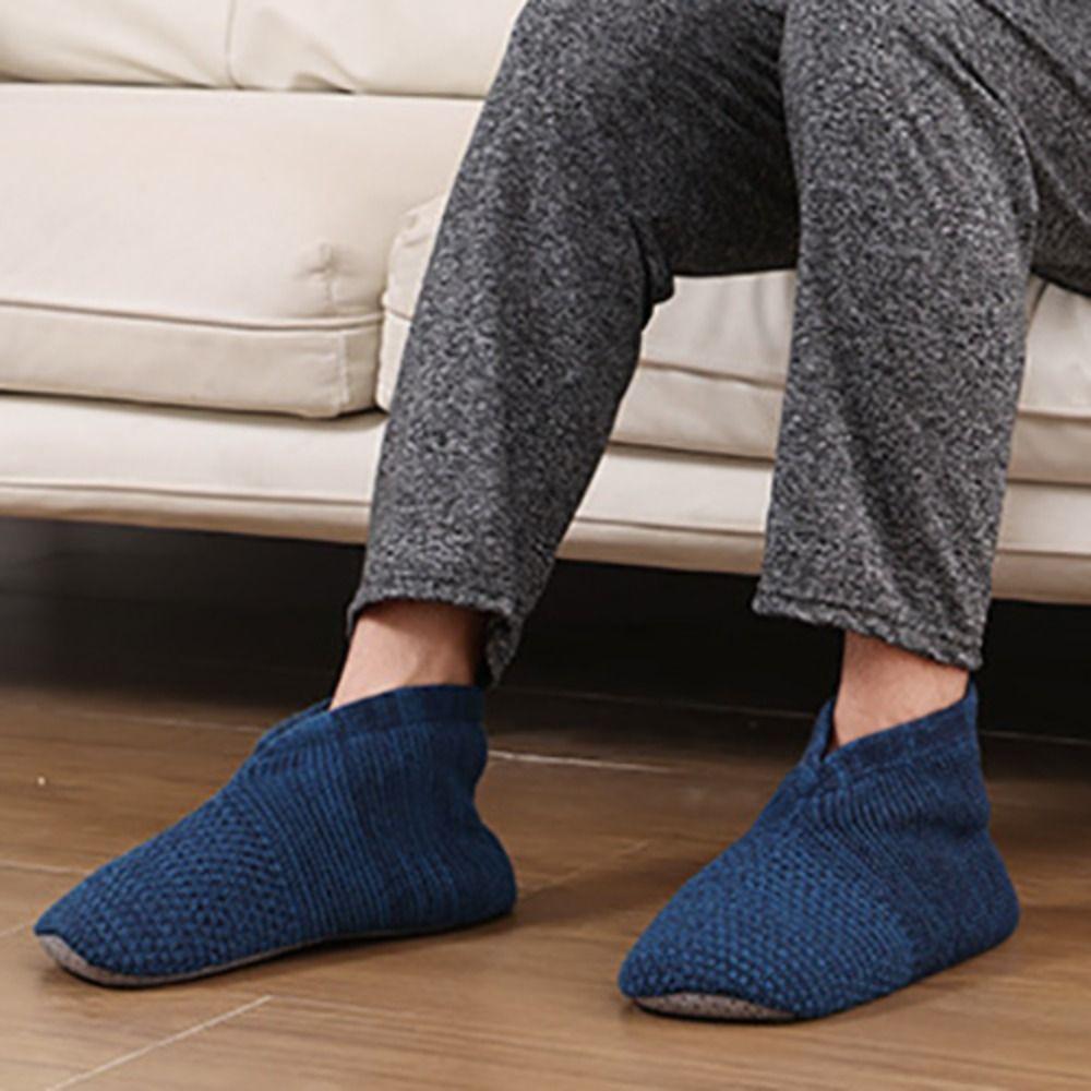 Coral Fleece Thicken Plush Socks Non-slip Knitted Sleeping Socks Winter Floor Socks  Men