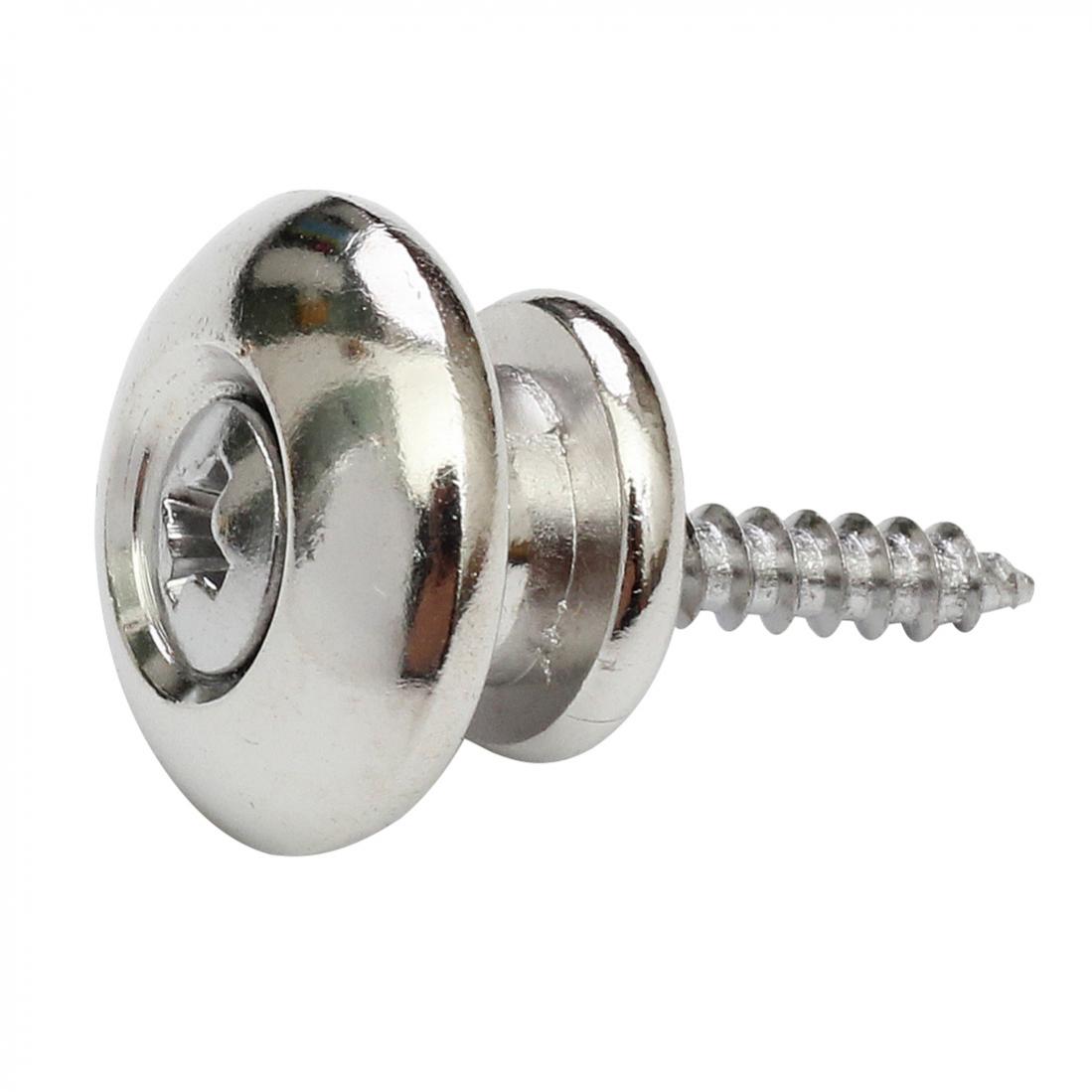 

2 шт., замок для гитарного ремня, противоскользящая металлическая кнопка, хвостовой гвоздь, 3 цвета, дополнительно подходит для акустической электрогитары, бас-гитары, укулеле серебряный