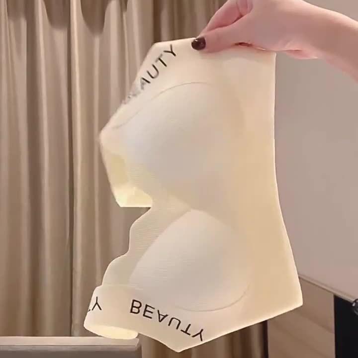 Hot-selling Women's Shockproof Wire-free Comfortable Seamless Support Bra with Beautiful Back