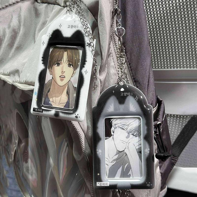 Kpop Holder na Fotokartki Segregator Fotokartki Ramki Karty Idolów Stojak na Wyświetlanie Breloczek do Torebek Karty Kpop Książka Kolekcjonerska
