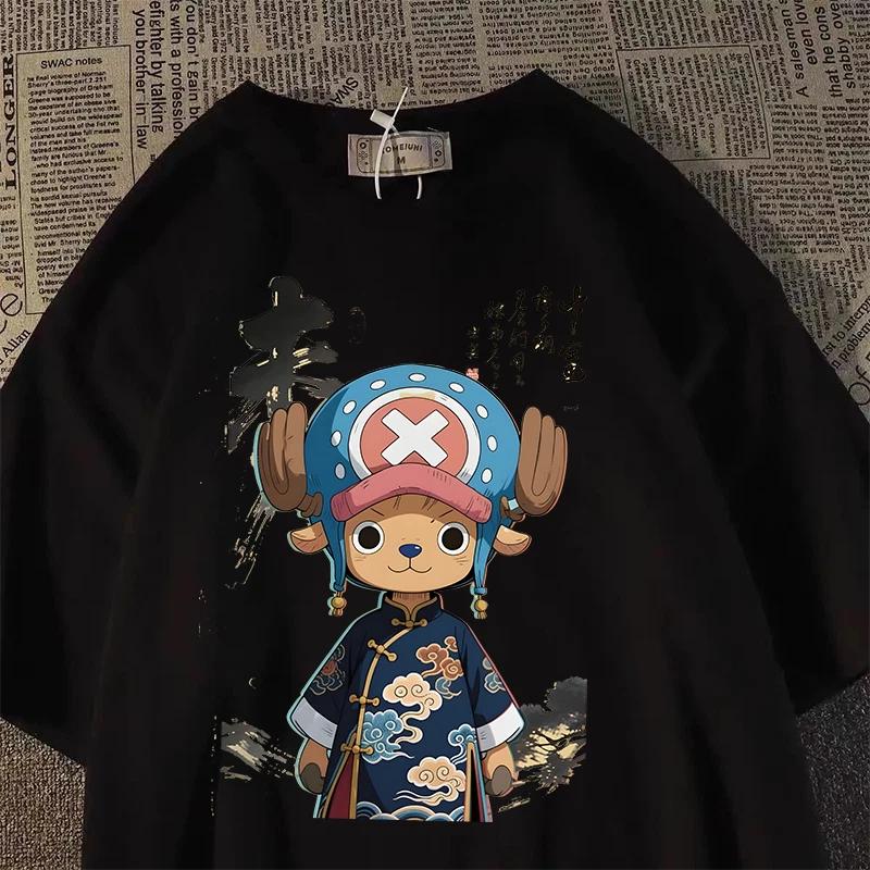 One Piece Chopper Anime Manga T-Shirt Tee Undershirt Short Sleeve Polyester L