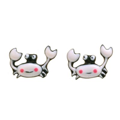 [R6206] - Designer Curls 'Lilipoupettes' (crab) Beige - 15x10 Mm