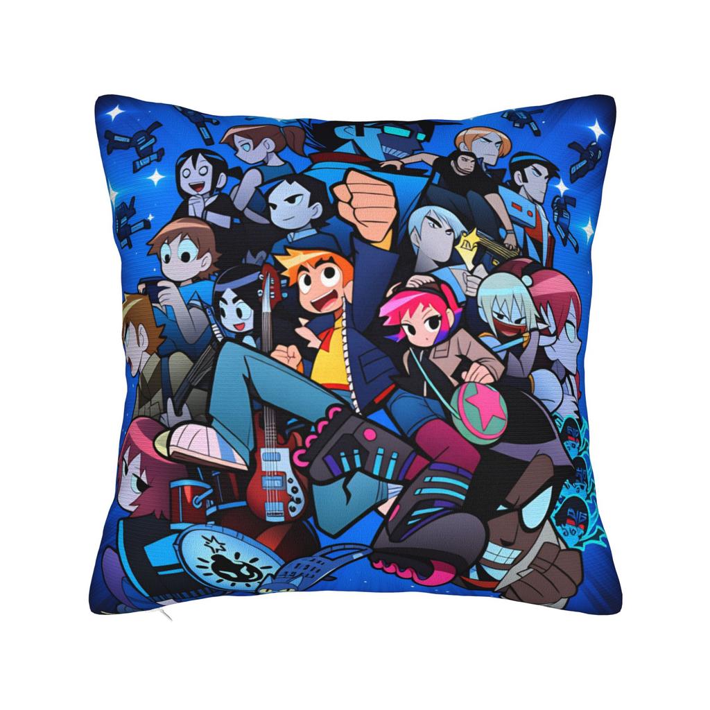 Scott Pilgrim Vs The World Anime Pillow Cover Comfy Cushion Cover Morden Pillow Case For Sofa Car Home Decor