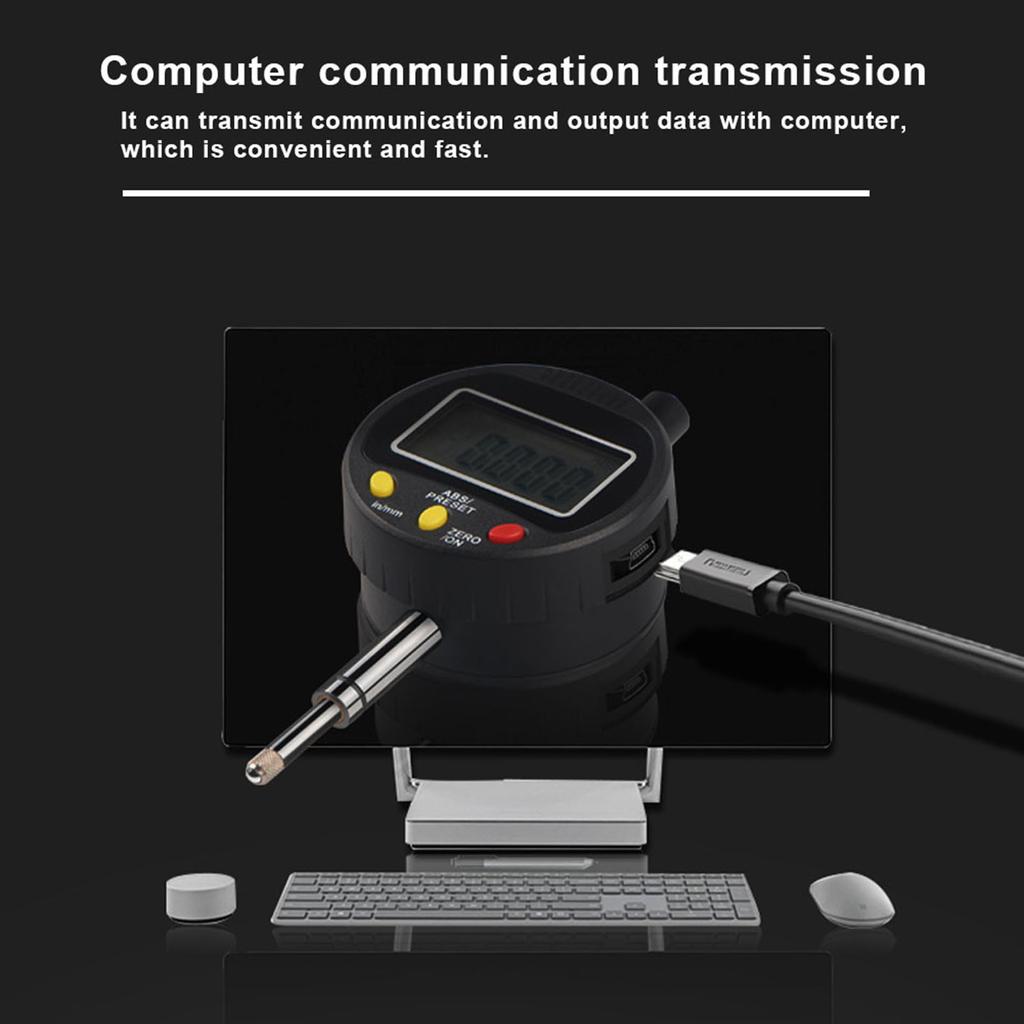 High Precision Digital Height Gauge Dial Indicator with 00 Grade Marble Base 0 12.7mm