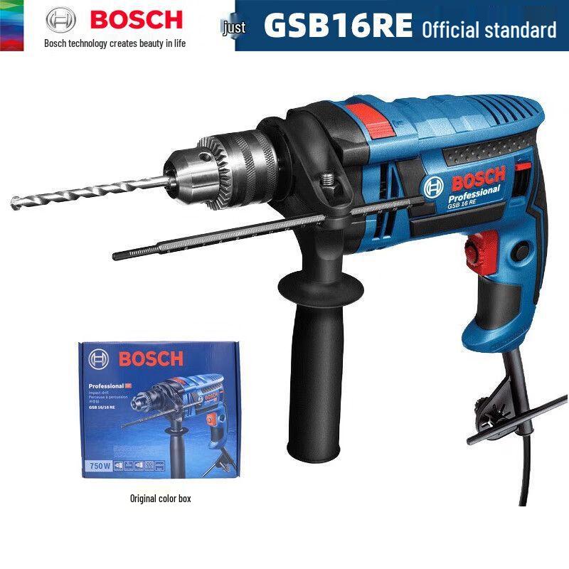 Bosch GSB16RE 750W Corded Impact Drill CN plug (adapter included)