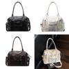 Retro Chic Women Pu Bag With Large Size And Multiple Shoulder Straps For Everyday Carry