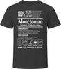 Monctonian Funny Moncton Pride Ingredients Label Sarcastic Novelty T Shirt