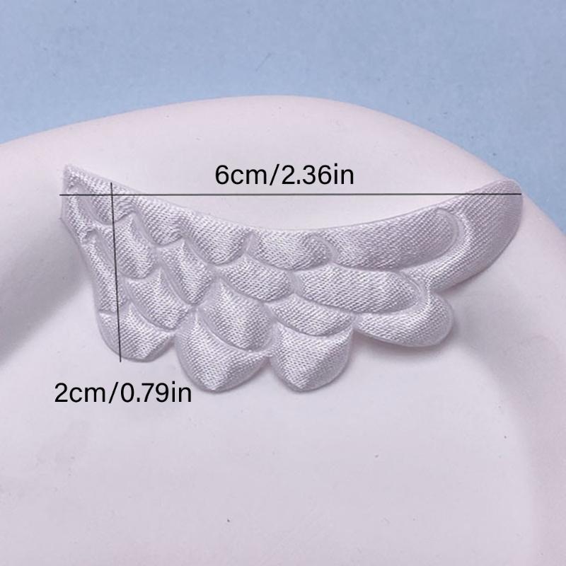 Personality Fashion Wing Padded Appliques Children Hair Clip Sock Hat Accessory for Costume Decoration