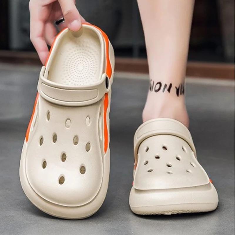 Ultralight Male Shoe Beach 39 Daily Use Trend 2025 Luxury Designer New Japanese H On Offer High Quality Eva Men's Sandal