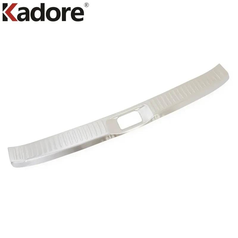 For Toyota Highlander 2014-2016 2017 2018  Steel Car Rear Trunk Bumper Cover Trim Tailgate Door Sill Plate Guard Accessories