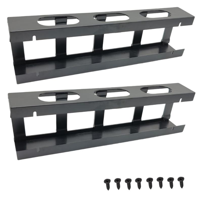 

Under Desk Cable Trays Heavy Duty Metal Wire Management Space Saving Under Desk Metal Cord Tray set for Standing Desks 1 чёрный