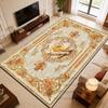 European Style Flower Carpet Luxury Living Room Decor Bedroom Customizable Floor Mat Antiskid Washable Study Lounge Rugs Bedroom