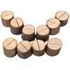 10Pcs Stump Shape Wedding Party Place Card Holder Stand Number Table Clip Card Holder