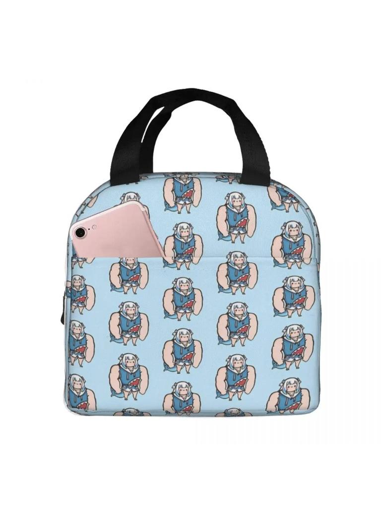 Merry Christmas Insulated Lunch Bag Bubu and Dudu Anime Women Kids Cooler  Thermal Portable  Box Ice Pack Tote