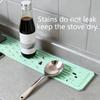 1pc Non-Slip Silicone - Heat-Resistant Kitchen Sink Countertop with Drainage, Dish Rack Bowl Utensil Holder, kitchen accessories