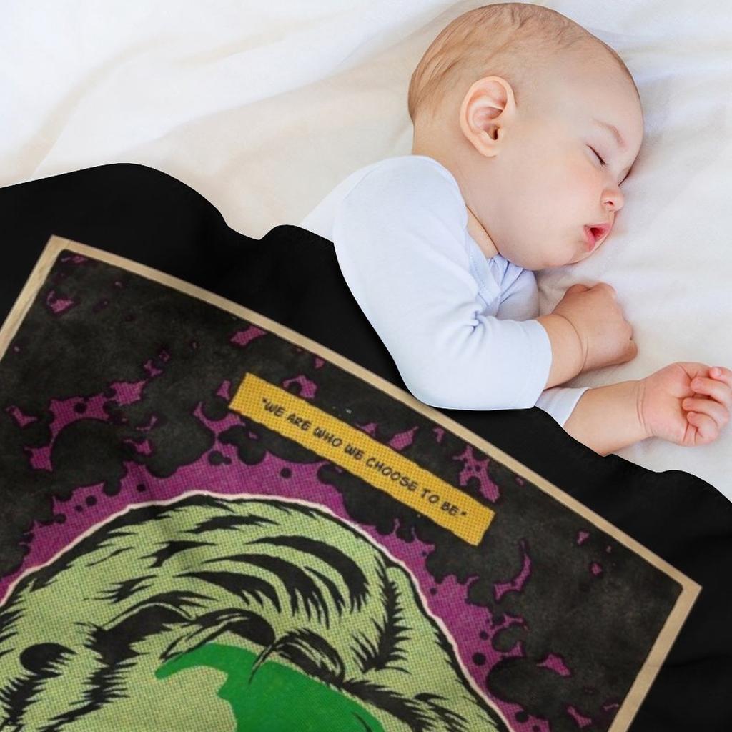 Dafoe Evil Laugh Throw Blanket Compact Warm Blanket For Car Road Trip