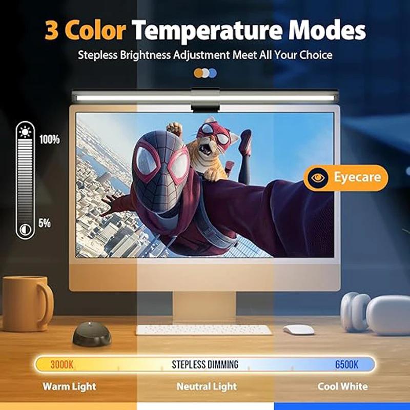 

RGB светодиодная подсветка монитора для компьютерных игровых ламп, подсветка экрана монитора, подвесное освещение, USB-лампа с регулируемой яркостью, атмосфера