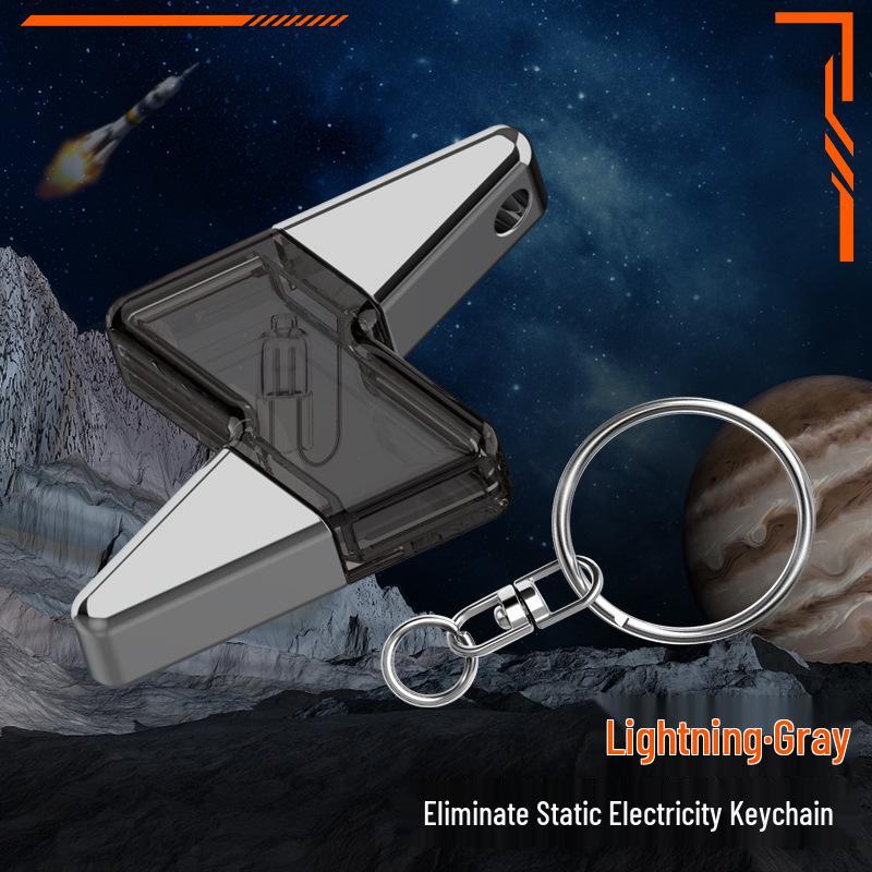 Anti-static Car Keychain Discharger & Lightning Protector