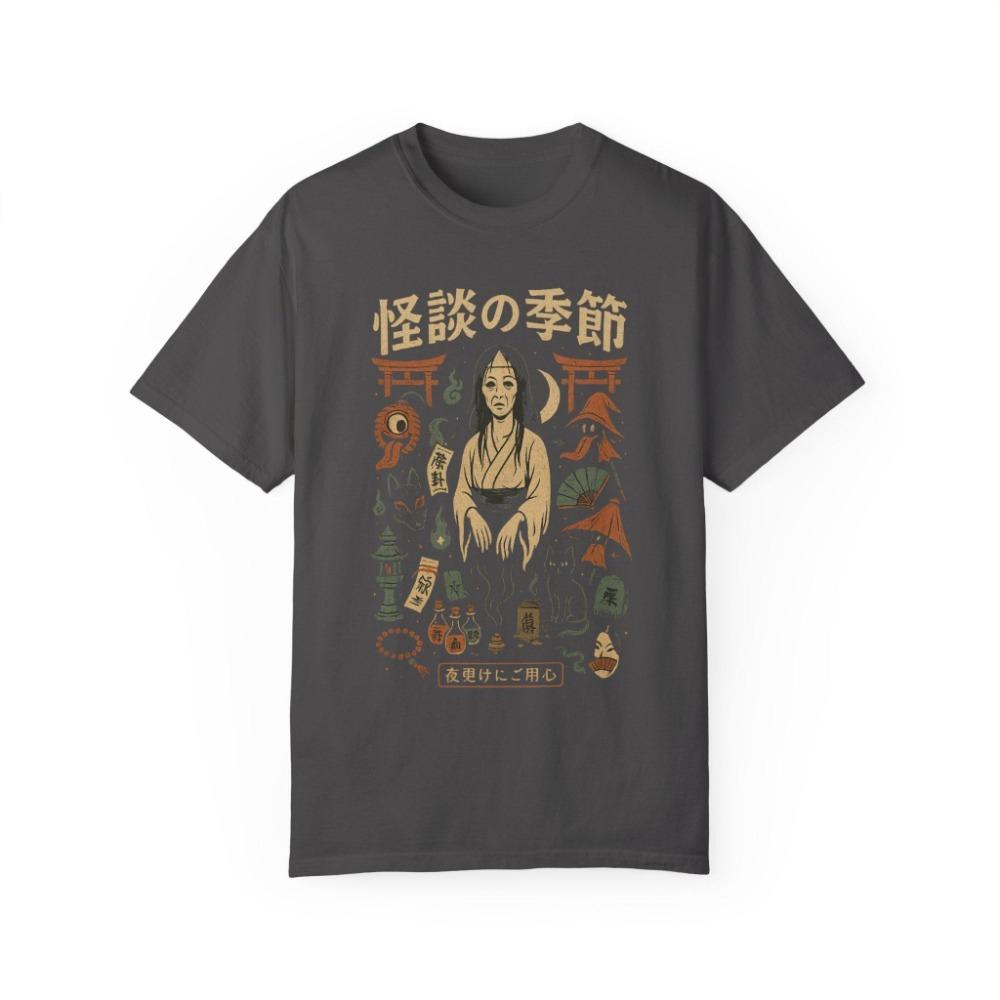 Season of Ghost Stories Comfort Colors 1717 TShirt Unisex Graphic Tee Casual Wear Japan Horror Gift for Her Gift for Him